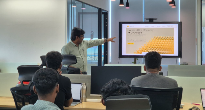 RocketOne AI Academy — corporate training session in progress